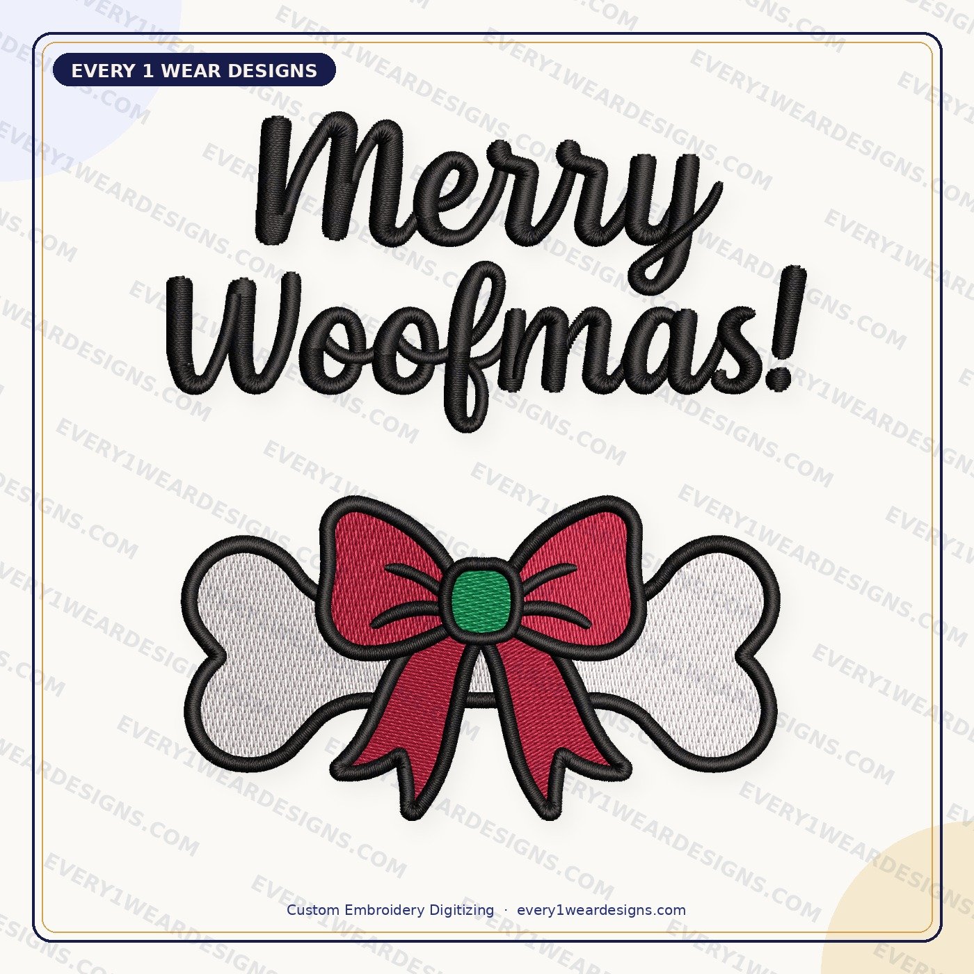 Embroidery digitizing sample